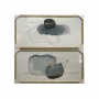 Cadre DKD Home Decor 8424001871445 Abstrait (80 x 2,5 x 40 cm) (2 Unités)