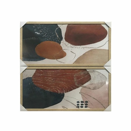 Cadre DKD Home Decor 8424001871452 Abstrait Moderne (80 x 2,5 x 40 cm) (2 Unités)