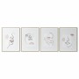 Cadre DKD Home Decor S3018011 Visage (45 x 2,5 x 60 cm) (4 Unités)