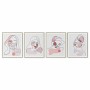 Cadre DKD Home Decor S3018012 Abstrait (40 x 2,5 x 50 cm) (4 Unités)