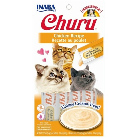 Snack para Gatos Inaba Churu Pollo 4 x 14 g