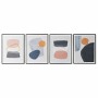 Cadre DKD Home Decor S3018014 Abstrait Moderne (45 x 2,5 x 60 cm) (4 Unités)