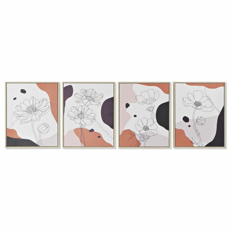 Cadre DKD Home Decor S3018016 Abstrait (40 x 2,5 x 50 cm) (4 Unités)