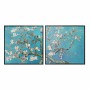 Cadre DKD Home Decor S3018024 Arbre Oriental (60 x 2,5 x 60 cm) (2 Unités)