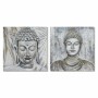 Cadre DKD Home Decor S3018042 Buda Oriental (100 x 2,8 x 100 cm) (2 Unités)