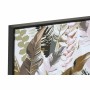 Cadre DKD Home Decor Tropical Feuille d'une plante (82,5 x 4,5 x 82,5 cm) (2 Unités)