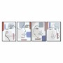 Cadre DKD Home Decor S3018049 Abstrait Moderne (52 x 3 x 72 cm) (4 Unités)