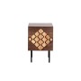 Table de Nuit Romimex Marron Doré Bois de manguier 30 x 60 x 40 cm