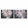 Cadre DKD Home Decor S3018053 Fleurs Moderne (120 x 3,8 x 90 cm) (2 Unités)