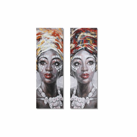 Cadre DKD Home Decor S3018056 Colonial Africaine (40 x 2,8 x 120 cm) (2 Unités)