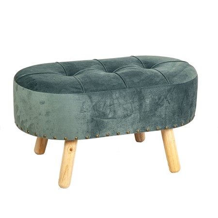 Banc Romimex Bleu Gris Bois 66 x 40 x 60 cm