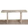 Console Romimex Blanc Naturel Bois de manguier Bois MDF 140 x 74 x 35 cm