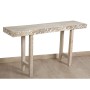 Console Romimex Blanc Naturel Bois de manguier Bois MDF 140 x 74 x 35 cm