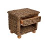 Table de Nuit Romimex Naturel Fibre naturelle 55 x 50 x 40 cm