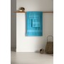 Serviette de toilette Paduana Turquoise 100 % coton