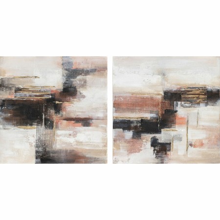 Cadre DKD Home Decor Abstrait Moderne (90 x 2,4 x 90 cm) (2 Unités)