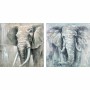 Cadre DKD Home Decor Eléphant Colonial (100 x 4 x 100 cm) (2 Unités)
