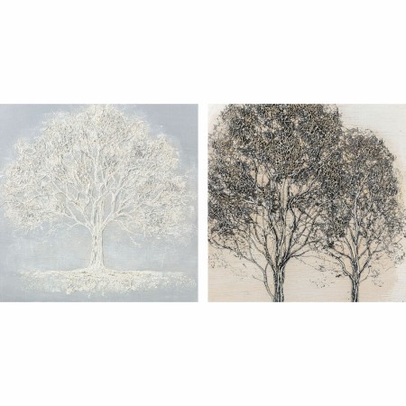 Cadre DKD Home Decor Arbres (100 x 4 x 100 cm) (2 Unités)