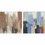 Cadre DKD Home Decor Abstrait Moderne (100 x 2,4 x 100 cm) (2 Unités)