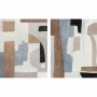 Cadre DKD Home Decor Abstrait (80 x 4 x 100 cm) (2 Unités)