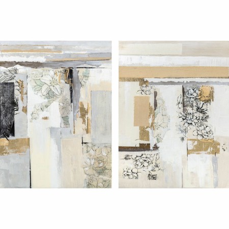 Cadre DKD Home Decor Abstrait Moderne (90 x 2,4 x 120 cm) (2 Unités)
