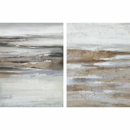 Cadre DKD Home Decor Abstrait Moderne (90 x 2,4 x 120 cm) (2 Unités)