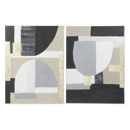 Cadre DKD Home Decor Abstrait (90 x 2,4 x 120 cm) (2 Unités)