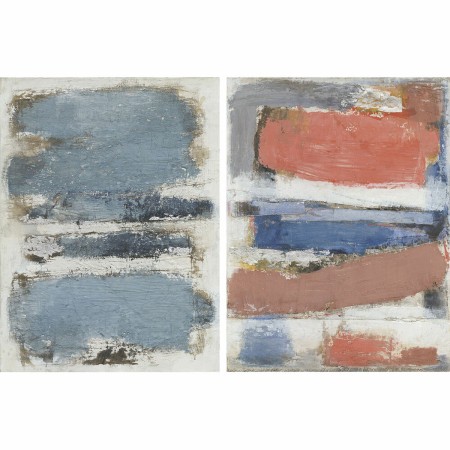 Cadre DKD Home Decor Abstrait Moderne (90 x 2,4 x 120 cm) (2 Unités)