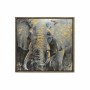 Cadre DKD Home Decor Eléphant Colonial (106 x 4 x 106 cm)