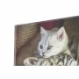 Cadre DKD Home Decor S3018131 Enfant Chats (28 x 1,5 x 28 cm) (4 Unités)