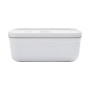 Boîte à lunch Zwilling 36805-300-0 Blanc Gris Plastique Rectangulaire 1,6 L 14,6 x 6,5 x 21,7 cm (1 Unité)