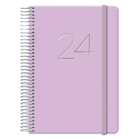 Agenda GLOSS DOHE 12574 Violet 12,5 x 18 cm Annuel