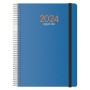 Agenda SYNCRO DOHE 2024 Bleu quarto 15 x 21 cm Annuel