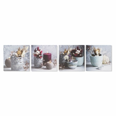 Cadre DKD Home Decor Vase (40 x 1,8 x 40 cm) (4 Unités)