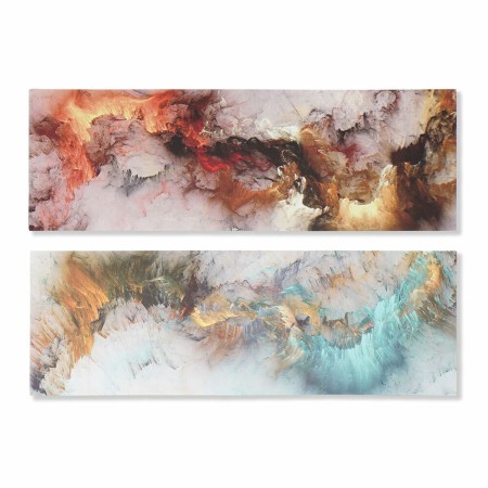 Cadre DKD Home Decor Moderne Brume (2 Unités) (120 x 2 x 40 cm)