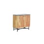 Buffet Home ESPRIT Noir Naturel Marbre Acacia 88 x 40 x 85 cm