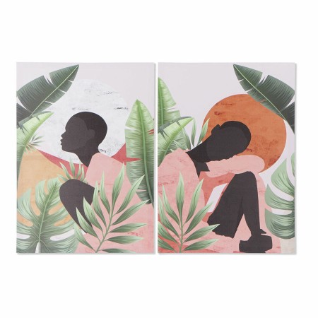 Cadre DKD Home Decor Colonial Africaine (50 x 1,8 x 70 cm) (2 Unités)
