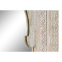 Miroir mural Home ESPRIT Naturel Verre Bois de manguier Indien Décapé 90 x 3,5 x 180 cm