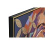 Lienzo Home ESPRIT Dorado Poliestireno Lienzo Colonial Africana 82 x 3,5 x 122 cm (2 Unidades)