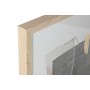 Toile Home ESPRIT Marron Beige polystyrène plexiglas Abstrait Urbaine 74 x 4,5 x 104 cm (2 Unités)