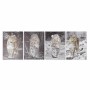 Cadre DKD Home Decor Léopard Colonial (50 x 1,8 x 70 cm) (4 Unités)