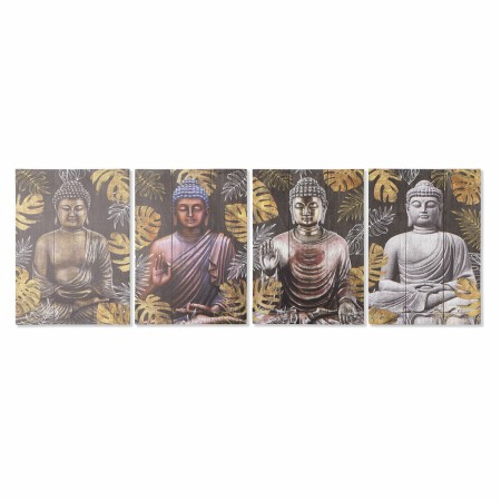 Cadre DKD Home Decor Buda Oriental (50 x 1,8 x 70 cm) (4 Unités)