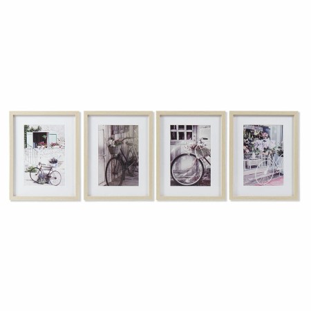 Cadre DKD Home Decor S3018195 Bicyclette (35 x 2 x 45 cm) (4 Unités)