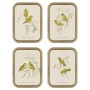 Cadre DKD Home Decor Perroquet Moderne (30 x 2 x 40 cm) (4 Unités)
