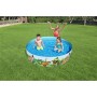Bestway Piscina Rigida Infantil PVC Dinosaurios 183x38 cm +2 Años Jardin 55022