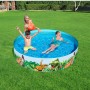 Bestway Piscina Rigida Infantil PVC Dinosaurios 183x38 cm +2 Años Jardin 55022