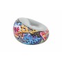 Bestway Fauteuil Gonflable Géant Graffiti 112x112x66 cm Intérieur 75075