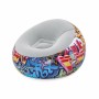 Bestway Fauteuil Gonflable Géant Graffiti 112x112x66 cm Intérieur 75075