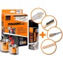 Set de peinture Foliatec 2160 Noir/Orange Pinces de frein 3 Pièces (Reconditionné A)