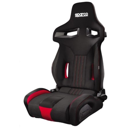 Siège Racing Sparco R333 Voiture Noir Rouge (Reconditionné C)